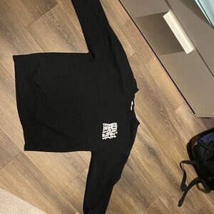 Black Graphic Sweatshirt